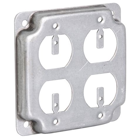 4x4 electrical boxes combo covers|4 square box outlet cover.